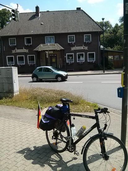 Im Deutschen Haus in Buchholz/Nordheide übernachtete ich in 1990. Buchholz war Startpunkt meiner damaligen Nord-Süd-Radtour.