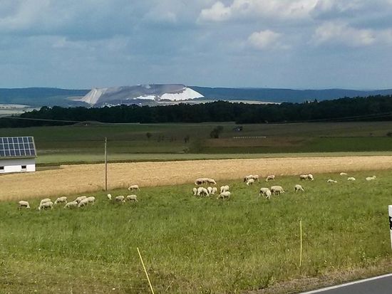 Immer kleiner wird der mächtige Kaliberg...