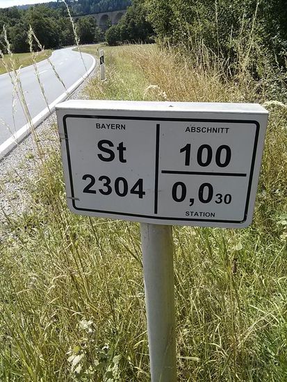 Ein "Aha!" von der gegenüberliegenden Straßenseite