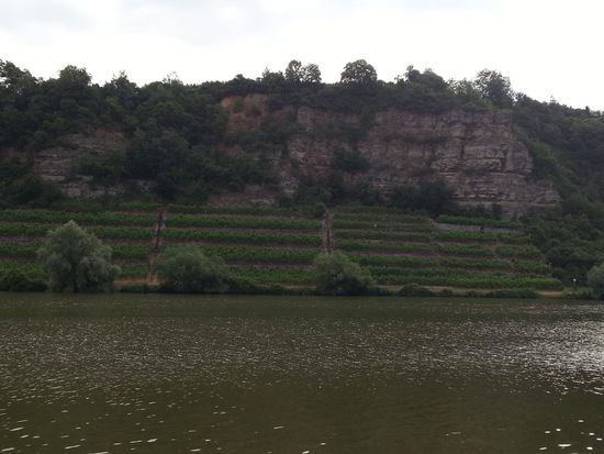 Optisch interessante Gesteinsformation