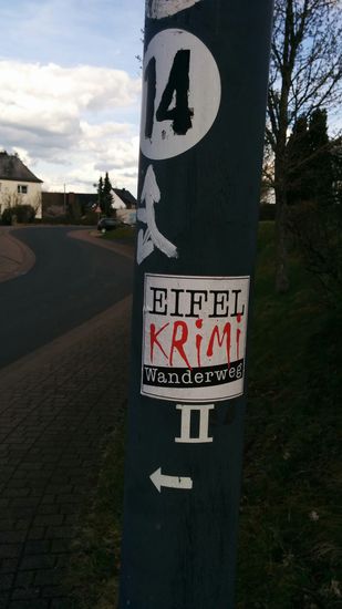 ...und ein "gefährlicher" (Rad-)Wanderweg