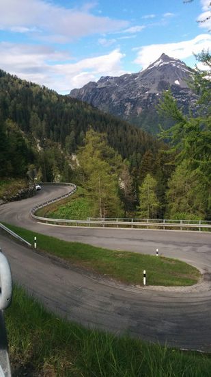 Ab dem Ende der Pass-Straße bin ich kurz von der italienischen Seite hochgefahren.