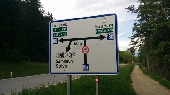 Großschild zur Orientierung