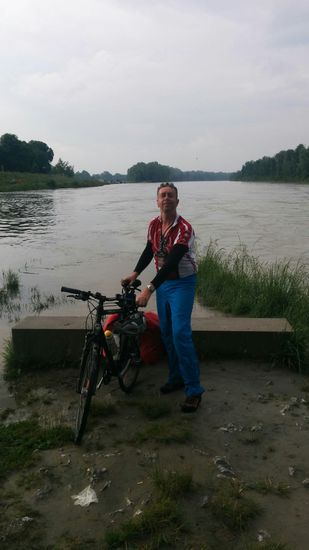 Letztes Bild an diesem Tage direkt von der Landzunge der Mündungsstelle