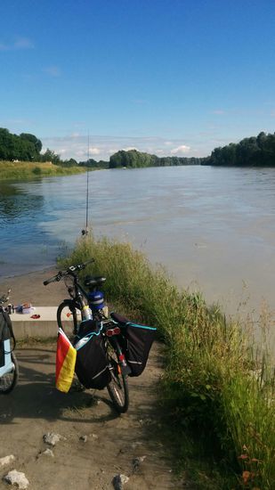 An der Unterbrechungsstelle wieder angekommen.