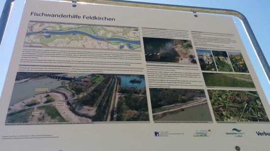 Infotafel am Kraftwerk