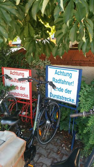 War auch dringend nötig nach dem heißen Tag !