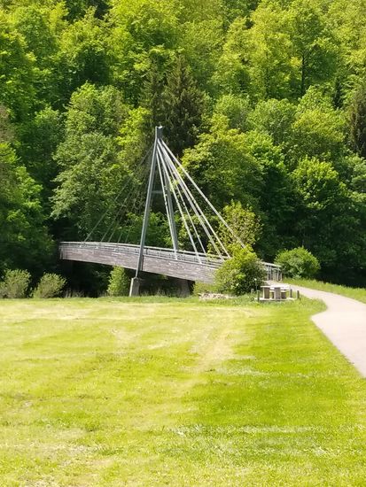 Die Brücke im Rückblick.