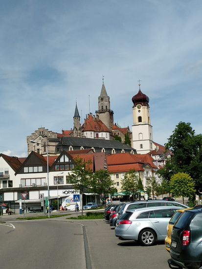 Das imposante Hohenzollernschloß Sigmaringen.