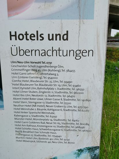 An Übernachtungs...