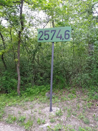 Noch 2574,6 km bis zur Mündung ins Schwarze Meer - soweit will ich aber sicherlich garnicht vorankommen.