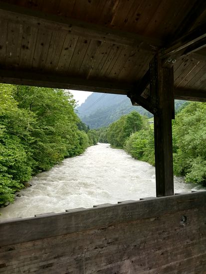 Blick gegen den Lauf.