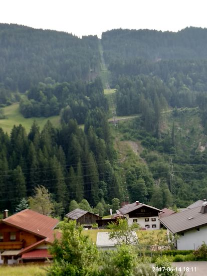 Ebenso Balkonblick.
