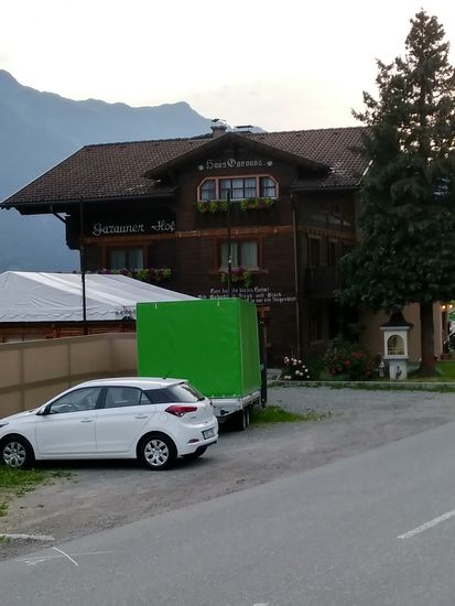 Die rustikale Seite meiner Unterkunft.
