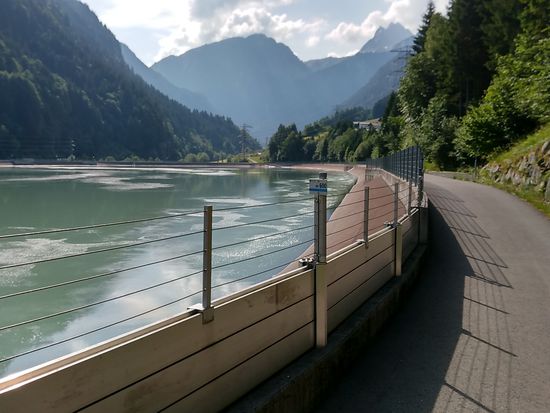 Blick in Fahrtrichtung