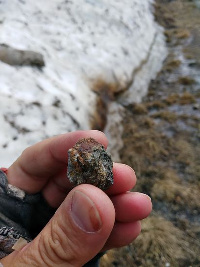 Dafür ein zweites Steinsouvenir...