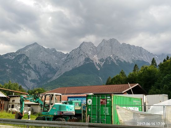 Bergblick bei Grainau.