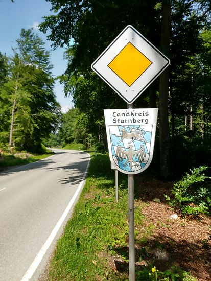 Nach dem Kurzbesuch war dann kurz nach der Ortschaft Fischen der Landkreis Starnberg erreicht.