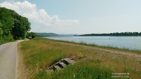 Am Donaudamm zwischen Regensburg und Wörth an der Donau.