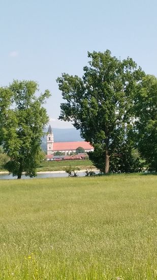 Nochmals Niederalteich von südlich der Donau.