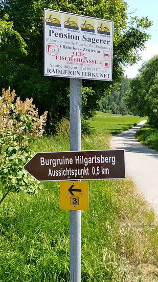 Zum Aussichtspunkt bin ich dann doch nicht hoch.