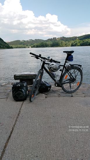 Abschiedsbild vom Drei-Flüsse-Eck