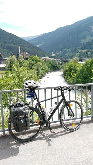 Die letzten zwei Jahre stand hier mein Rad in die andere Richtung.