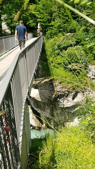 Nochmals der über die Klamm führende König-Max-Steg.
