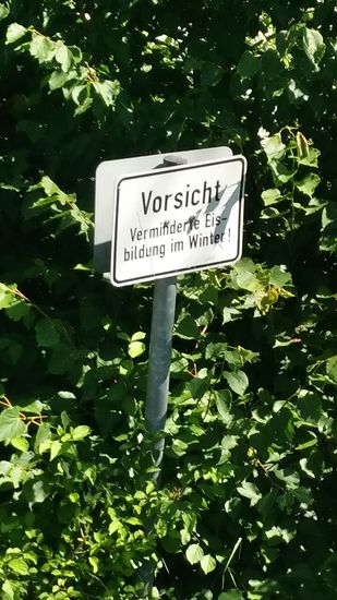 Eigentlich sollte man meinen, weniger Eisbildung wäre besser...