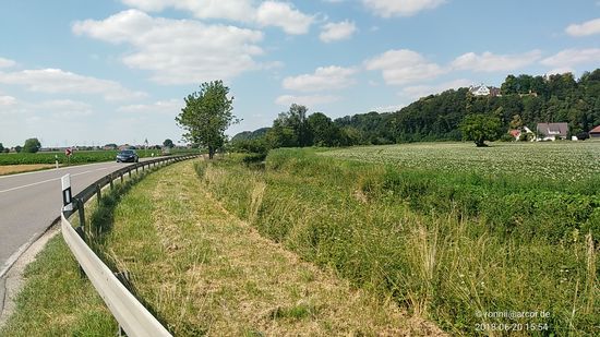 Rechts oben nochmals Schloß Scherneck.