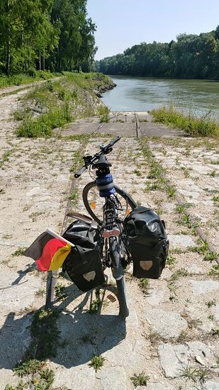 Diese Schienentrasse ist für Radler nicht zu empfehlen. 