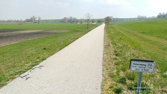 Und weiter geht's auf dem "Strampel"-Biker-Highway.