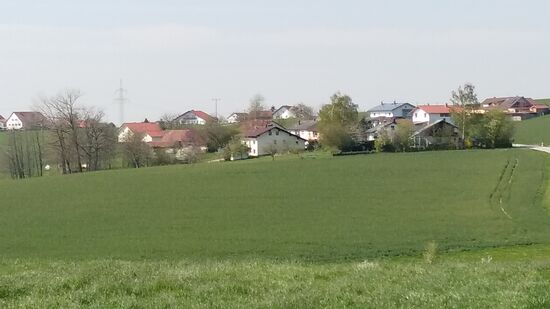 Rückblick auf Bacheröd aus etwa nordöstlicher Richtung.