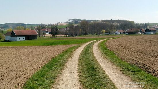 Mein etwas holpriger Radler-Highway zwischen Gunzing und Gopping.