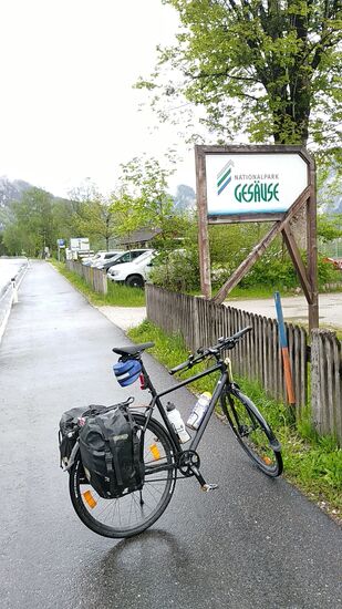 Bei der Ortschaft Weng wiederum ein Hinweis auf das GESÄUSE.