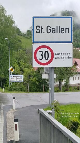 Nicht nur die Schweiz hat ein St. Gallen.