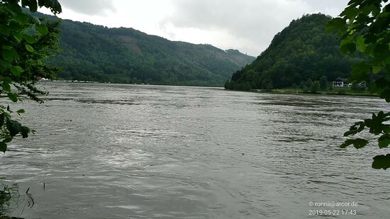 Also erstmal ab hier für knapp 7 km auf der von hier gesehen linken Donauseite weiter in Richtung Quartier.