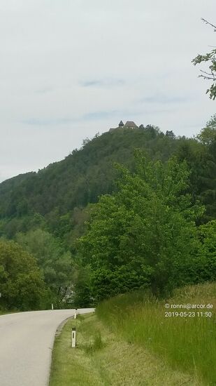 Auf der Anhöhe hoch über der Donau kommt ein kleiner Teil von Schloss Rannariedl zum Vorschein. Es wurde um 1240 erbaut, um die Donau zu kontrollieren und zu besteuern. Das Schloss wurde Anfang Mai 2015 zuletzt versteigert, befindet sich in Privatbesitz und kann nicht besichtigt werden.