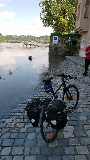 Nun in der Altstadt gibt es leider kein Durchkommen zu diesem Ortsspitz.
