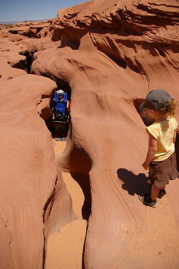 Eingang in den Lower Antelope Canyon