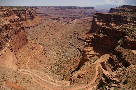White Rim Trail von der Touri-Aussicht