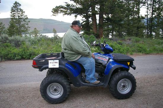 Ein weiteres Exemplar: Rick aus Texas, der Camphost am Fremont Lake