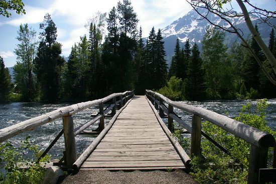 ...südlich des Yellowstone NP