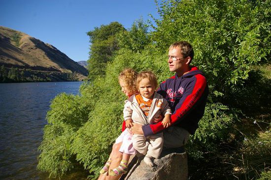 Morgenstimmung am Snake River im Hells Canyon
