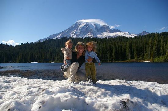 Reflection Lake südlich des Mt. Rainier