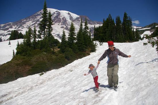 Bergab wurde gerutscht