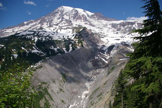 weiterer Trail mit Gletscherblick