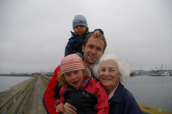 Hafen in Westport am Pazifik