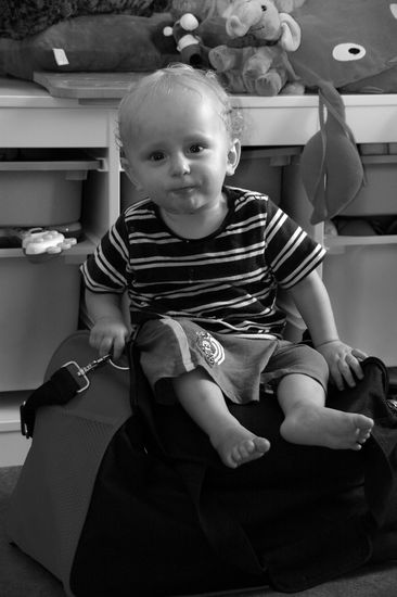 ...und auch der Jüngste freut sich 