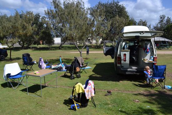 Unser erster Morgen an der Ostküste...